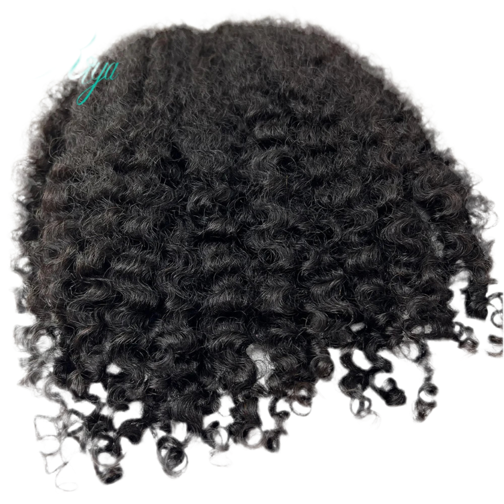 Burmese Human Hair Curly Clip In Hair Extensions