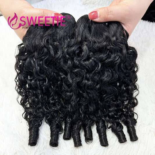 Burmese Curly Raw Human Hair Bundles